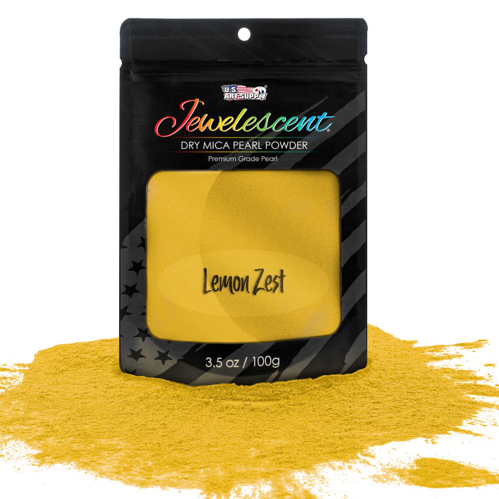 Lemon Zest Mica Pearl Powder Pigment, 3.5oz (100G) pouch — TCP Global