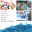 Jewelescent Mica Pearl Pigment Powder, Hawaiian Blue 3.5 oz (100g) Pouch - Cosmetic Grade, Epoxy Resin Color Pigment, Mica Powder for Resin, Soap, Slime, Candle Dye, Art, Crafts