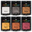 Jewelescent Mica Pearl Pigment Powder Kit, 6 Metal Tones Colors, 3.5 oz (100g) Pouches - Cosmetic Grade, Epoxy Resin Color Pigment, Mica Powder for Resin, Soap, Slime, Candle Dye, Art