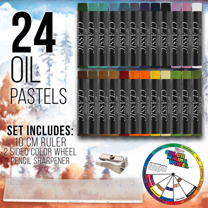 U.S. Art Supply 162-Piece Deluxe Mega Wood Box Art Painting and Drawing Set  - Artist Painting Pad, 2 Sketch Pads, 24 Watercolor Paint Colors, 24 Oil  Pastels, 24 Colored Pencils, 60 Crayons, 2 Brushes 