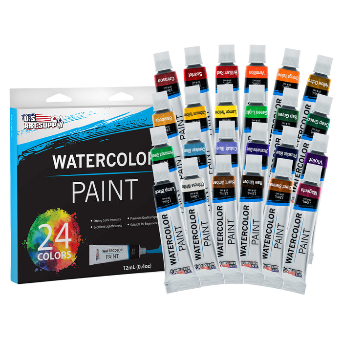  Acrylic Paint Set with Field & Studio Sketch Box Easel
