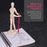 U.S. Art Supply 12" Wooden Female Manikin Posable Figure for Drawing - Articulated Mannequin with Base and Flexible Body for Drawing The Human Figure