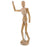 Wood 12" Artist Drawing Manikin Articulated Mannequin with Base and Flexible Body - Perfect For Drawing the Human Figure (12" Female)