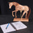 U.S. Art Supply Wooden Horse Artist Drawing Manikin Articulated Mannequin (12" Horse)