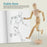 U.S. Art Supply 12" Wooden Male Manikin Posable Figure for Drawing - Articulated Mannequin with Base and Flexible Body for Drawing The Human Figure
