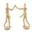 U.S. Art Supply 12" Wooden Male & Female Manikin Posable Figures for Drawing - Articulated Mannequin with Base and Flexible Body for Drawing The Human Figure