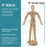 U.S. Art Supply 8" Wooden Male Manikin Posable Figure for Drawing (2 Pack) - Articulated Mannequin with Base and Flexible Body for Drawing The Human Figure