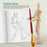 U.S. Art Supply 8" Wooden Male & Female Manikin Posable Figures for Drawing - Articulated Mannequin with Base and Flexible Body for Drawing The Human Figure