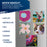 Mini Magnetic Canvas Panels, 24 Pack, 4x4 Inch, Primed 8 Ounce Heavyweight Cotton, Small Canvases for Painting Acrylic and Watercolor, White Square Flat Canvas Boards
