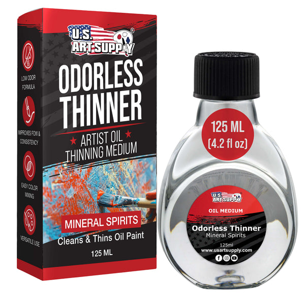 U.S. Art Supply Odorless Mineral Spirits Thinner, 125Ml — TCP Global