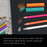 11x14" Premium Heavy-Weight Black Paper Sketchbook, 64lb (140gsm), 2 Pack, 30 Sheets, Spiral Bound, Black Paper Notebook for Colored Pencil, Markers, Oil Pastels, Chalk, Charcoal