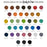 36 Color Metallic Ready to Pour Acrylic Pouring Paint Set, 2oz Bottles, Acrylic Paint Pour Supplies - Silicone Oil & Gloss Medium, Premium Pre-Mixed High Flow 8-Ounce Bottles