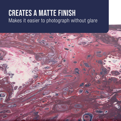 16oz (Pint) Pouring Paint Matte Medium - Professional Acrylic Medium for Improving Paint Flow & Cell Effects Creator, Viscosity Adjuster