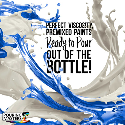 16-Color Ready-to-Pour Acrylic Pouring Paint Set, with Silicone Oil & Gloss Medium, 8oz Bottles, Pour Paint Supplies for Canvas & Crafts