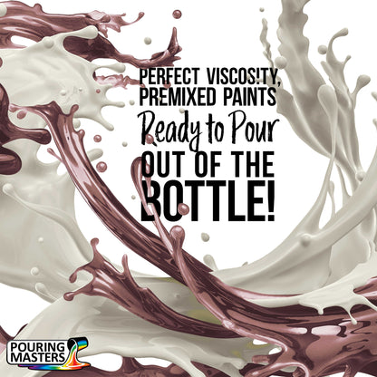 Pouring Masters Rose Gold Metallic Pearl Ready to Pour Acrylic Pouring Paint - Premium 64-Ounce Pre-Mixed Fluid Acrylic Paint - Fluid Art Supplies for Canvas, Wood, Paper, Tile & Rocks