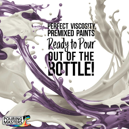 Pouring Masters Lavender Metallic Pearl Ready to Pour Acrylic Pouring Paint - Premium 64-Ounce Pre-Mixed Fluid Acrylic Paint - Fluid Art Supplies for Canvas, Wood, Paper, Tile & Rocks