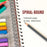 8"x10" Sketch Book Pad, 2 Pack (100 Sheets Each), 60lb (100gsm) Spiral Bound - Sketching, Drawing Pad, Acid-Free Paper - Sketch Pads For Adults, Students: Colored Pencils, Charcoal