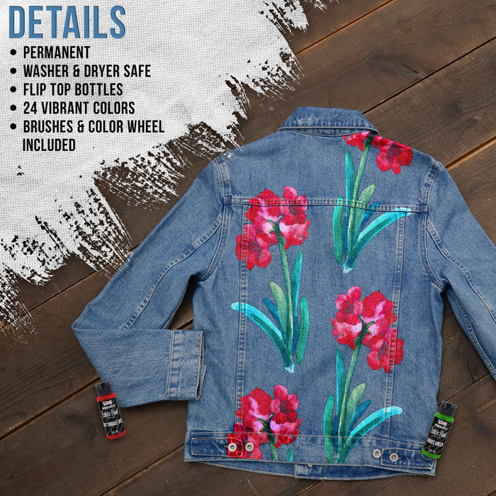 Denim Jacket Painting Designs Fabric Paint For Denim Hand Painted