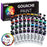 Professional 36 Color Set of Gouache Paint in Large 18ml Tubes - Bonus Color Mixing Wheel