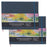 9" x 12" Watercolor Book (2 Pack, 76 Sheets Each) - 110lb (230 GSM) Linen-Bound Hardcover Artist Paper Pads - Acid-Free Cold-Pressed Watercolor Paper Pad Mixed Media