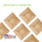 2" x 2" Mini Professional Primed Stretched Canvas 12 Pack