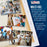 8 x 10 inch Stretched Canvas Super Value 40-Pack - Triple Primed Professional Artist Quality White Blank 5/8" Profile, 100% Cotton, Heavy-Weight Gesso