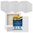 12 x 12 inch Stretched Canvas Super Value 42-Pack - Triple Primed Professional Artist Quality White Blank 5/8" Profile, 100% Cotton