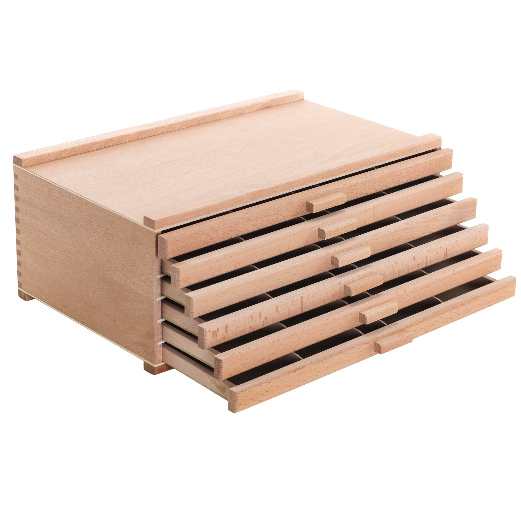 6 Drawer Wood Artist Supply Storage Box — TCP Global
