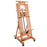 Double Rocker Crank Heavy Duty Extra Large Wooden Studio Floor Easel - Sturdy Double Mast Adjustable H-Frame - Beech Wood Artist Painting Canvas Stand