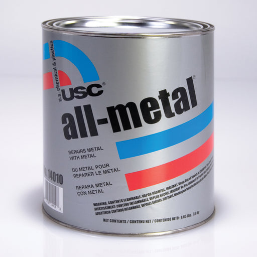 Us Chemical & Plastics All-Metal Aluminum Filled Automotive Body Filler, 1 Quart