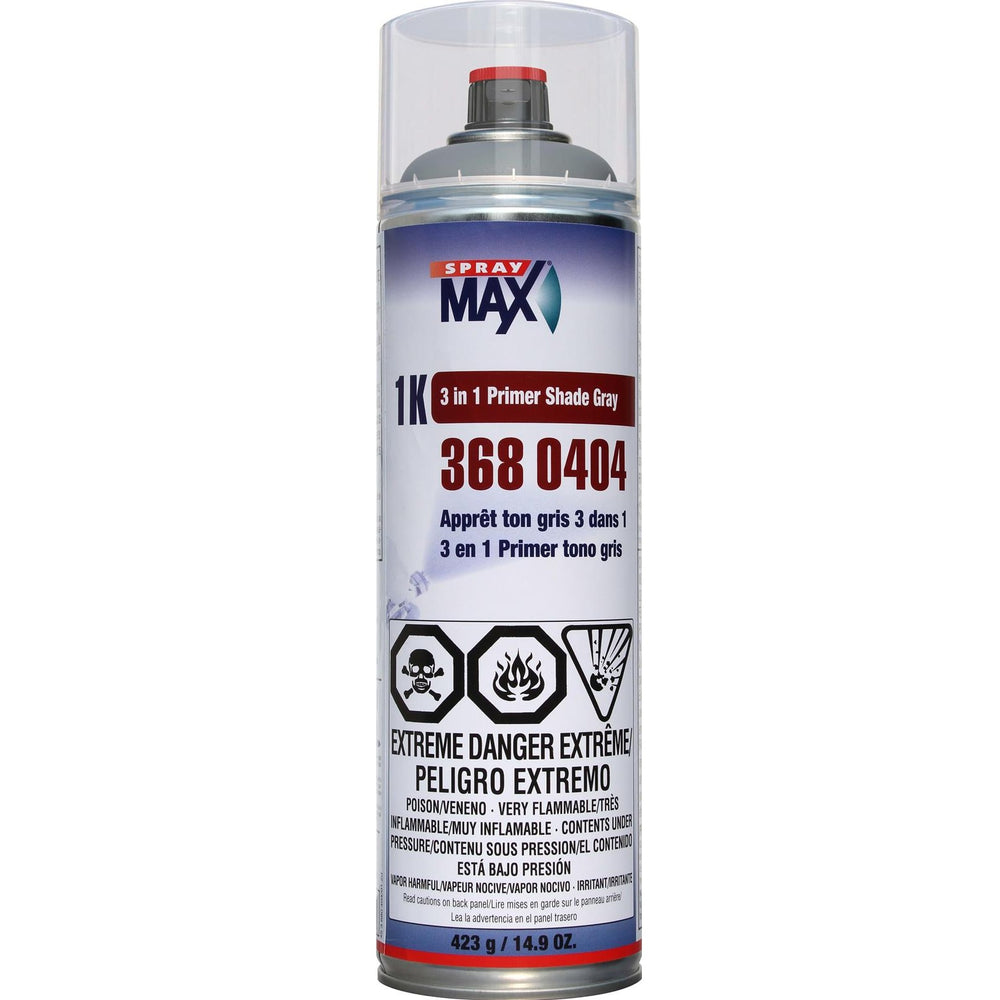 SprayMax 1K 3 in 1 Primer Shade Gray - Aerosol, 14.9oz