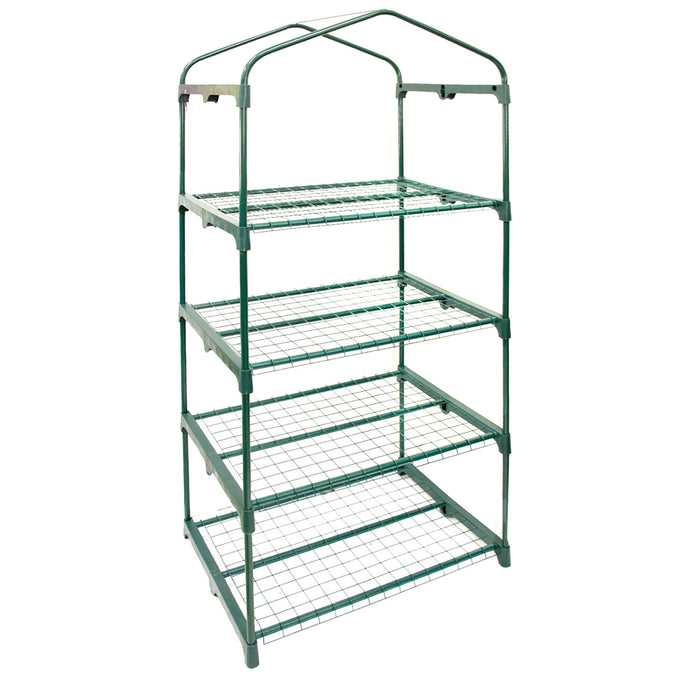 Premium 4 Tier Greenhouse, 27" Long x 19" Wide x 63" High - Grow Seeds & Seedlings, Tend Potted Plants