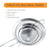 U.S. Kitchen Supply® - Set of 3 Premium Quality Extra Fine Twill Mesh Stainless Steel Conical Strainers - 3", 4" and 5.5" Sizes