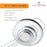 U.S. Kitchen Supply® - Set of 4 Premium Quality Fine Mesh Stainless Steel Strainers with Wide Resting Ear Design - 3", 4", 5.5" and 8" Sizes