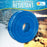 1-1/2" x 50' Heavy Duty Blue Swimming Pool Backwash Hose with Hose Clamp