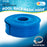 U.S. Pool Supply® 2" x 100' Heavy Duty Blue Swimming Pool Backwash Hose with Hose Clamp