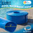 2" x 100' Heavy Duty Blue Swimming Pool Backwash Hose with Hose Clamp
