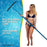 U.S. Pool Supply® Professional 18" Stainless Steel Pool Algae Brush with EZ Clip Handle - Durable Bristles, Remove Calcium Buildup, Rust Stains, Sweep Debris