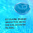 Pool Floating Collapsible Chlorine 3" or 4" Tablet Chemical Dispenser, 8" Diameter, Collapsible