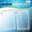 Fine Mesh Filter Bags for Leaf Vacuum Pool Cleaners, 2 Pack - 12" x 20" Replacement Net Bags, Universal Fit, Leaf Terminator, Eater
