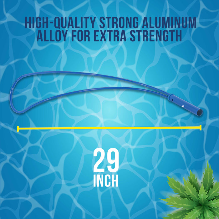 U.S. Pool Supply Swimming Pool Safety Hook - Emergency Life-Saving Rescue Equipment, Help Struggling, Drowning Swimmers, Teaching Preserver - Aluminum