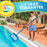 U.S. Pool Supply® Professional Heavy Duty 20" Swimming Pool Leaf Rake with Deep 16" Net Bag - Fine Mesh Netting, Easy Scoop Edge - Fits Standard Swimming Pool Pole