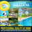 Pool Skimmer Net - Leaf Rake Fine Mesh Pool Skimmer Net, Rubber Scoop Edge, 13" Deep Leaf Bag, Aluminum Pole Handle