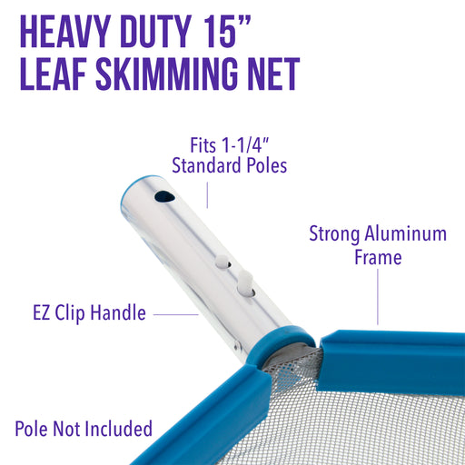U.S. Pool Supply® Heavy Duty Aluminum Leaf Skimmer