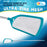 Professional Swimming Pool 6-Foot Leaf Skimmer Net with 5 Aluminum Pole Sections - Ultra Fine Mesh Netting, Skim the Finest Debris