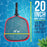 U.S. Pool Supply® Professional Heavy Duty Large Swimming Pool Leaf Skimmer Net - Strong Reinforced Aluminum Frame for Faster Cleaning & Debris Pickup