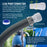 1.5" Heavy-Duty Above Ground Pool Hose Replacement Kit - 2 Silver 6 Foot Hoses, 2 Connection Adapters, 4 Clamps - Compatible with Intex Filter Pumps