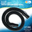 4 Foot Heavy-Duty Above Ground Pool Hose, 1.5" - Black Replacement Filter Connecting Hose, Flexible Spiral Wound EVA - Compatible with Intex for Pool Filter Pumps - Skimmer Pump