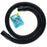 6 Foot Heavy-Duty Above Ground Pool Hose, 1.5" - Black Replacement Filter Connecting Hose, Flexible Spiral Wound EVA - Compatible with Intex for Pool Filter Pumps - Skimmer Pump