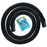 8 Foot Heavy-Duty Above Ground Pool Hose, 1.5" - Black Replacement Filter Connecting Hose, Flexible Spiral Wound EVA - Compatible with Intex for Pool Filter Pumps - Skimmer Pump